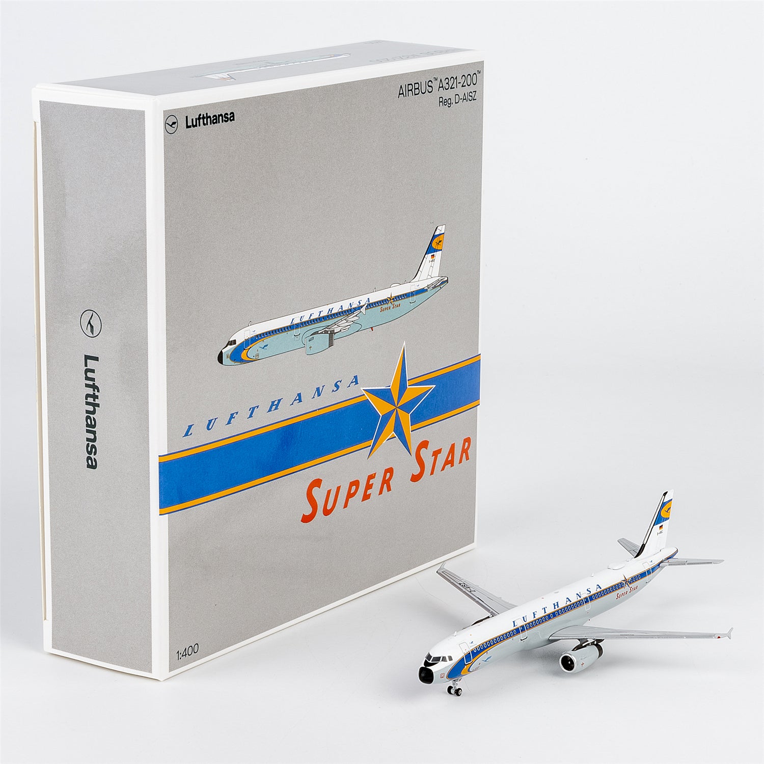1/400 Lufthansa Airbus A321-200 D-AISZ "Super Star heritage livery" NG13160 - cover